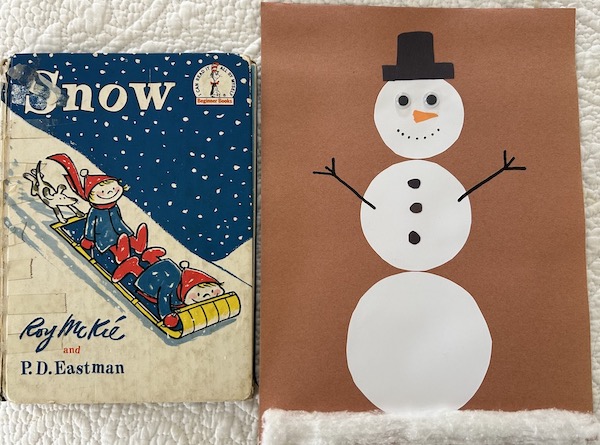 Snow book/snowman