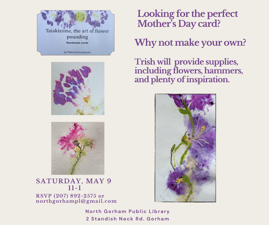 Flower Pounding Craft Event