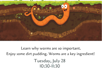 Gardens need worms flyer