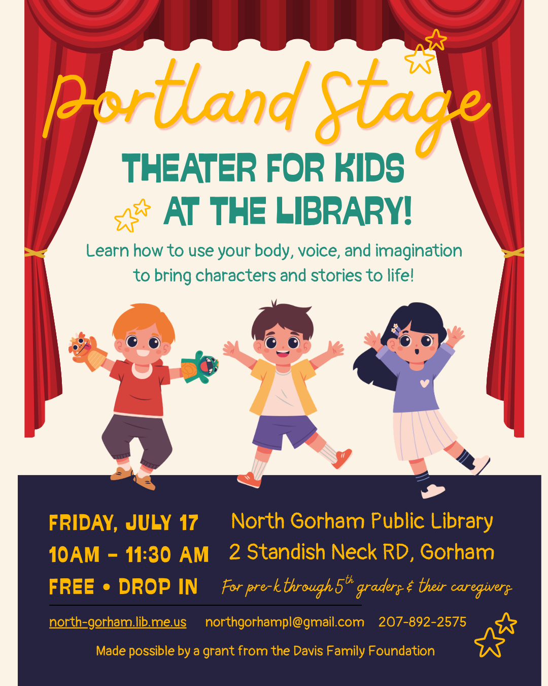 Portland Stage Company poster
