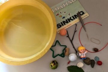 Things that float/sink for Story Hour